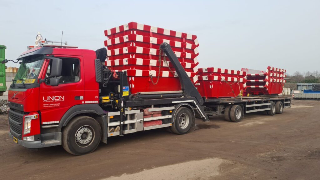 Nieuwe lading portaalarmcontainer voor Union