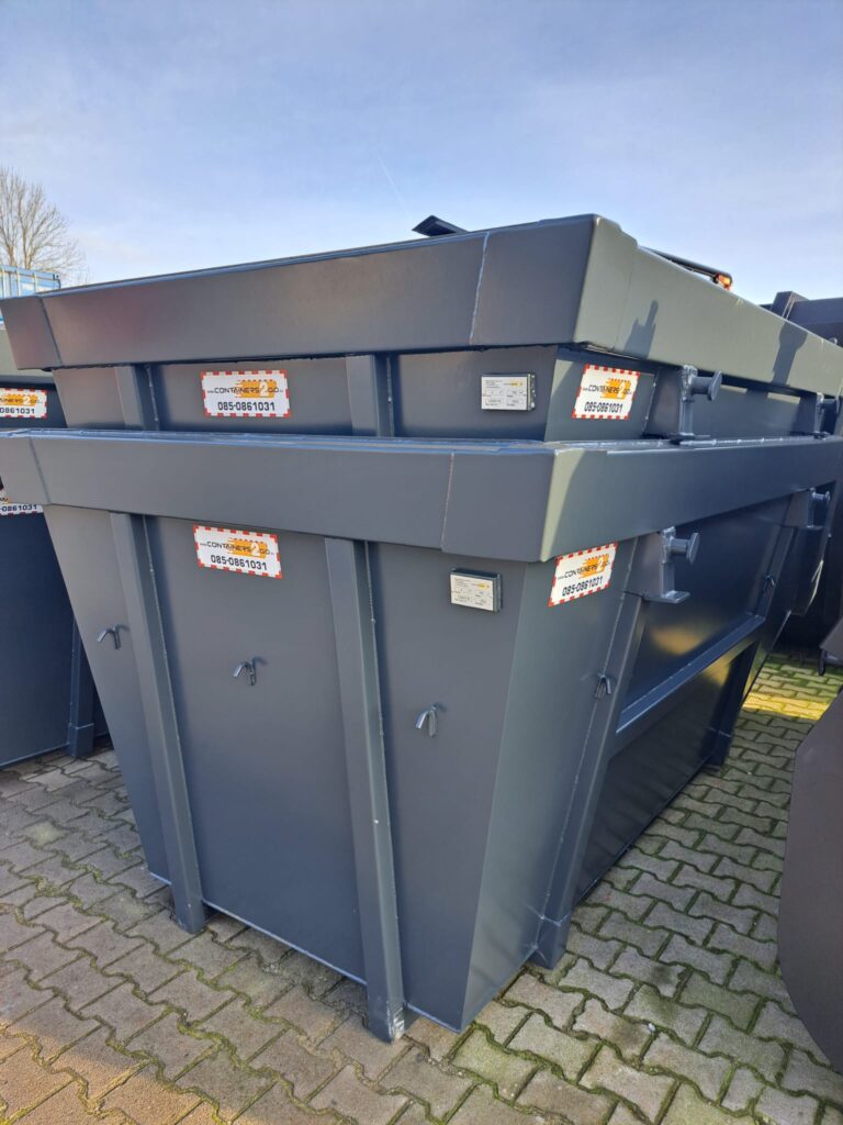 ruime voorraad 9m3 open portaalarm containers